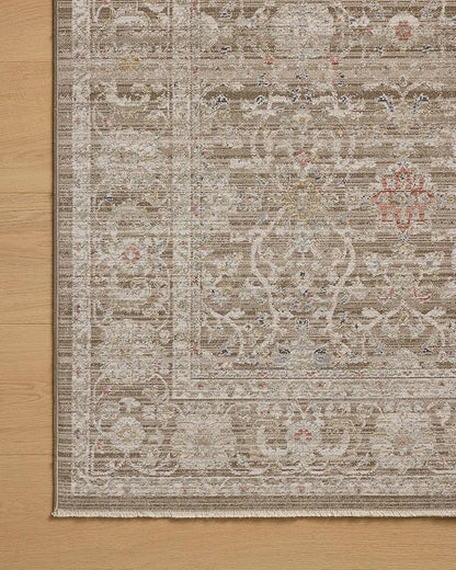 Loloi Chris Loves Julia Ida Collection IDA-03 Bark/Multi 2'-7" x 8'-0", .19" Pile Height, Runner Rug