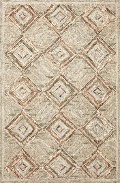 Loloi Varena Collection VAR-01 Sand/Clay 2'-6" x 7'-6" Runner Rug