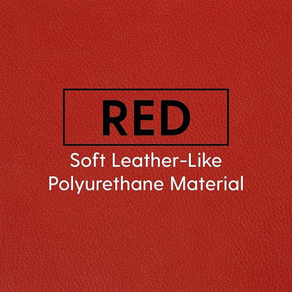 Factory Direct Partners SoftScape Inspired Playtime Classic Reading Chair, Children's Commercial-Grade Upholstered Furniture for Home, Daycare, Preschool, Library; Comfy Modern Design - Red, 14472-RD