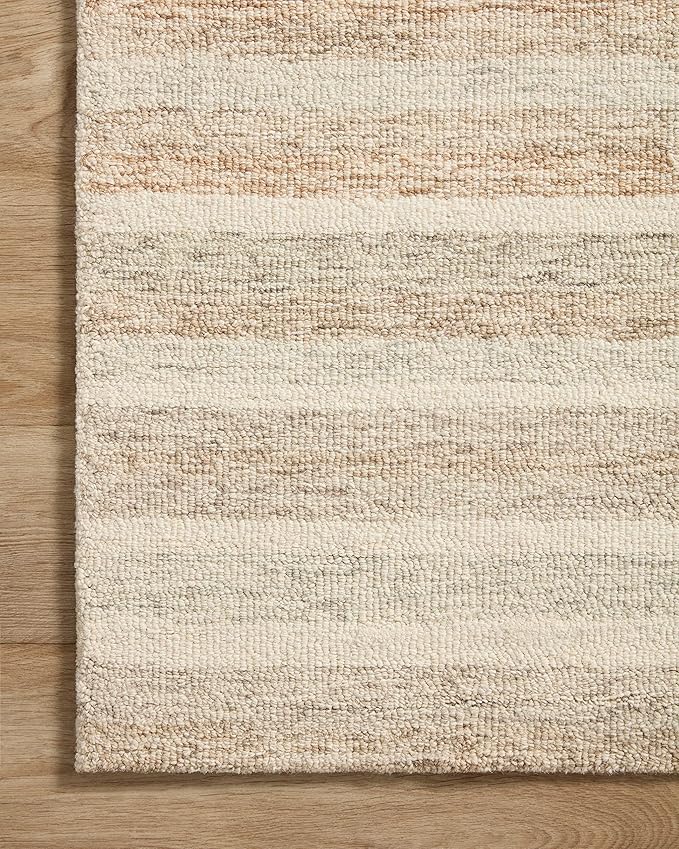 Loloi Chris Loves Julia Chris Collection CHR-03 Ivory/Clay 2'-6'' x 11'-6'', .50" Pile Height, Runner Rug