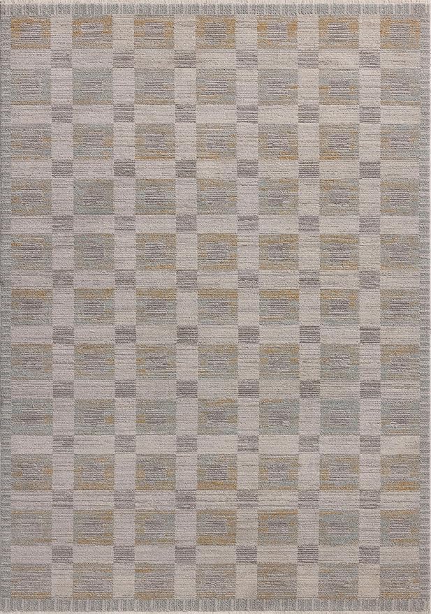 Loloi Amber Lewis Cali Collection CIL-07 Mist/Wheat 2'-7" x 8'-0", .25" Pile Height, Runner Rug