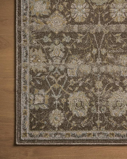 Loloi Magnolia Home by Joanna Gaines Mona Collection MOA-03 BARK/Natural 2'-6" x 8'-0" Runner Rug