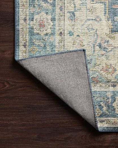 Loloi II Skye Collection SKY-12 Ocean/Multi 2'-6" x 7'-6" Runner Rug