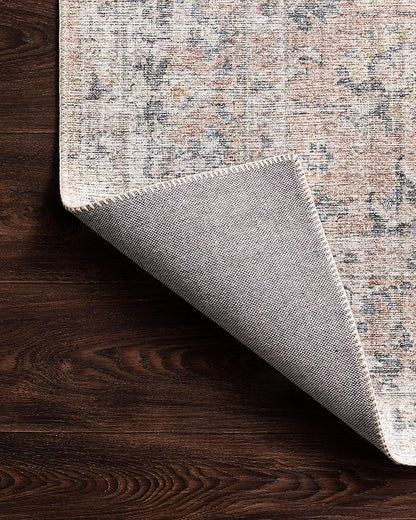 Loloi Skye Collection SKY-01 Blush/Grey 2'-0" x 5'-0" Accent Rug