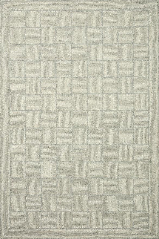 Loloi Chris Loves Julia Francis Collection FRA-03 Silver/Sky 2'-6" x 9'-9" Runner Rug