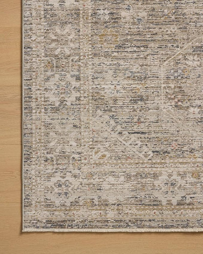 Loloi Chris Loves Julia Ida Collection IDA-01 Taupe/Multi 2'-3" x 3'-10", .19" Pile Height, Accent Rug