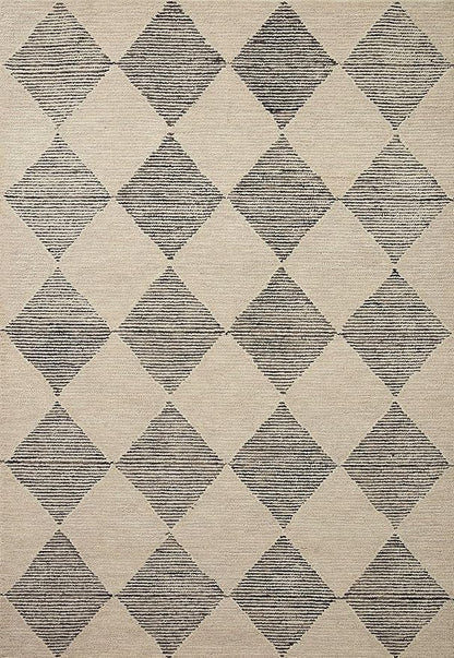 Loloi Chris Loves Julia Francis Collection FRA-01 Beige/Charcoal 8'-6" x 12' Area Rug