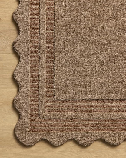 Loloi Chris Loves Julia Scottie Collection SCO-01 Mocha/Clay 3'-6" x 5'-6", .87" Pile Height, Accent Rug