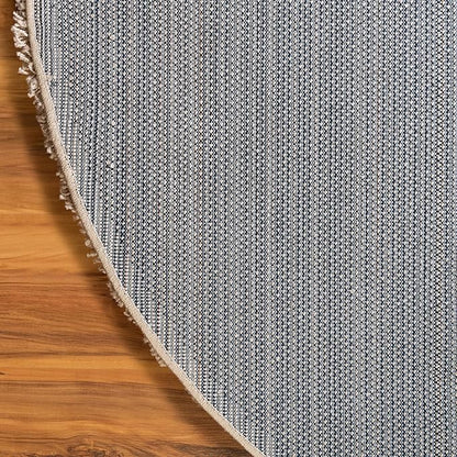 Unique Loom Solid Shag Collection Area Rug (5' 1" x 8' Oval, Taupe)