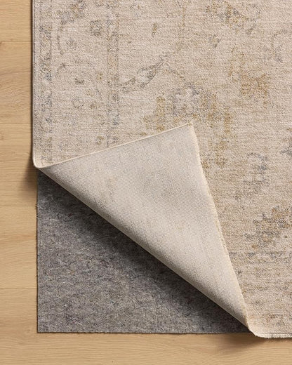 Loloi Chris Loves Julia Louisa Collection LOI-02 Oatmeal/Slate 5'-3" x 7'-6", .38" Pile Height, Area Rug