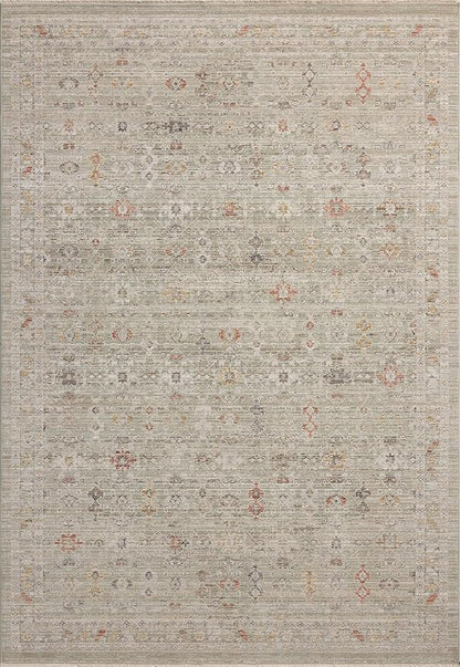 Loloi Chris Loves Julia Ida Collection IDA-04 Spa/Multi 9'-3" x 13'-1", .19" Pile Height, Area Rug