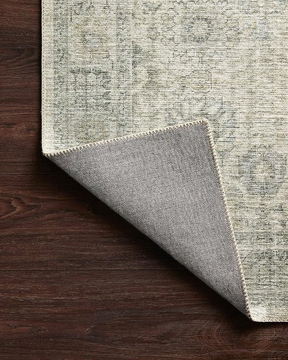 Loloi Skye Collection SKY-14 Natural/Sage 8'-0" x 8'-0" Round Area Rug