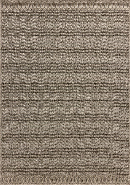Loloi Chris Loves Julia Providence Collection PRC-05 Natural/Graphite 5' x 7'-7", .12" Pile Height, Indoor/Outdoor Area Rug