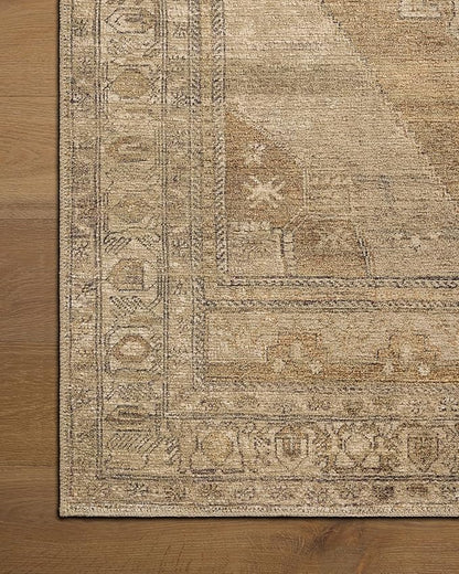 Loloi Amber Lewis Cambria Collection CBR-03 Taupe/Antique Bronze 10'-0" x 14'-0" Area Rug Jute, Neutral, Vintage Style, Antique Tone, Living, Bedroom, Dining, Carpet