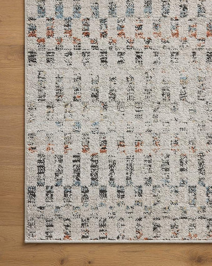 Loloi Kamala Collection KAM-05 Grey/Multi 6'-7" x 9'-6" Area Rug