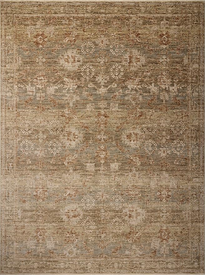 Loloi Magnolia Home by Joanna Gaines Junie Collection JUE-03 Spice/Multi 2'-0" x 3'-0", .38" Pile Height, Accent Rug