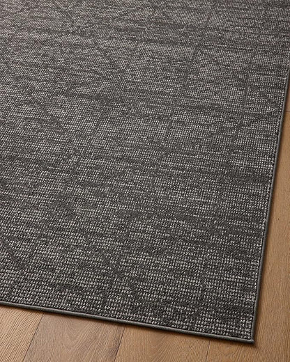 Loloi Kamala Collection KAM-06 Charcoal/Ivory 5'-3" x 7'-9" Area Rug