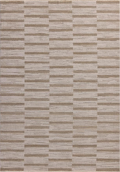 Loloi Amber Lewis Cali Collection CIL-04 Ivory/Tobacco 7'-10" x 10' Area Rug