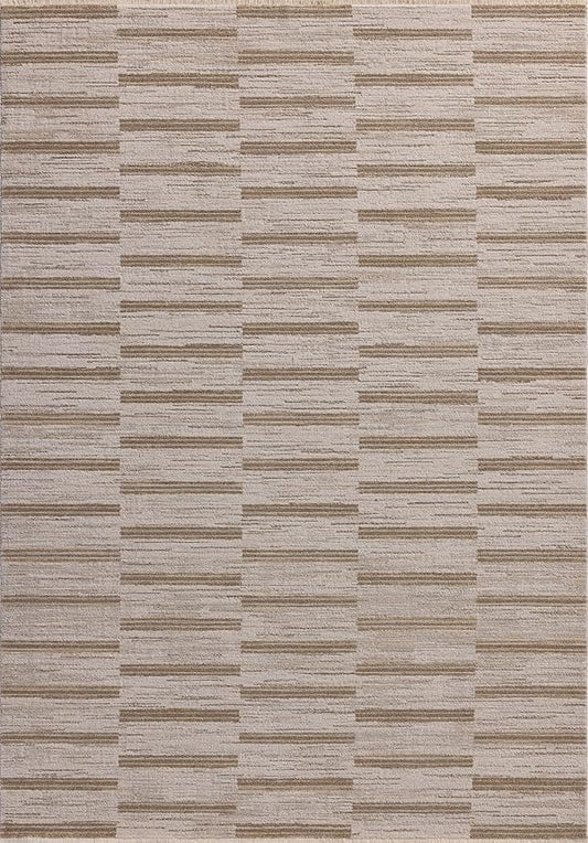 Loloi Amber Lewis Cali Collection CIL-04 Ivory/Tobacco 7'-10" x 10' Area Rug