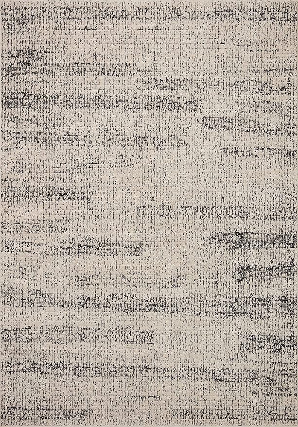 Loloi Darby Collection DAR-02 Oatmeal/Charcoal 2'-7" x 4' Accent Rug