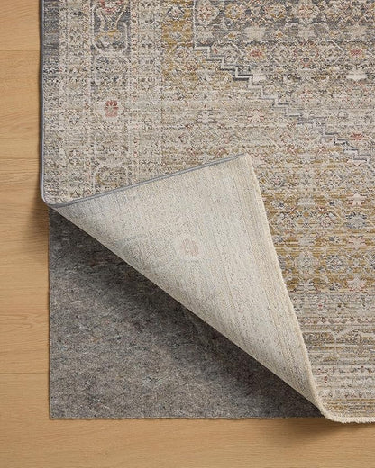 Loloi Chris Loves Julia Ida Collection IDA-02 Stone/Gold 2'-7" x 10'-0", .19" Pile Height, Runner Rug