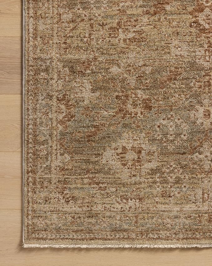 Loloi Magnolia Home by Joanna Gaines Junie Collection JUE-03 Spice/Multi 2'-0" x 3'-0", .38" Pile Height, Accent Rug